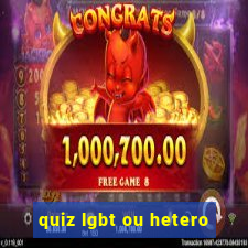 quiz lgbt ou hetero